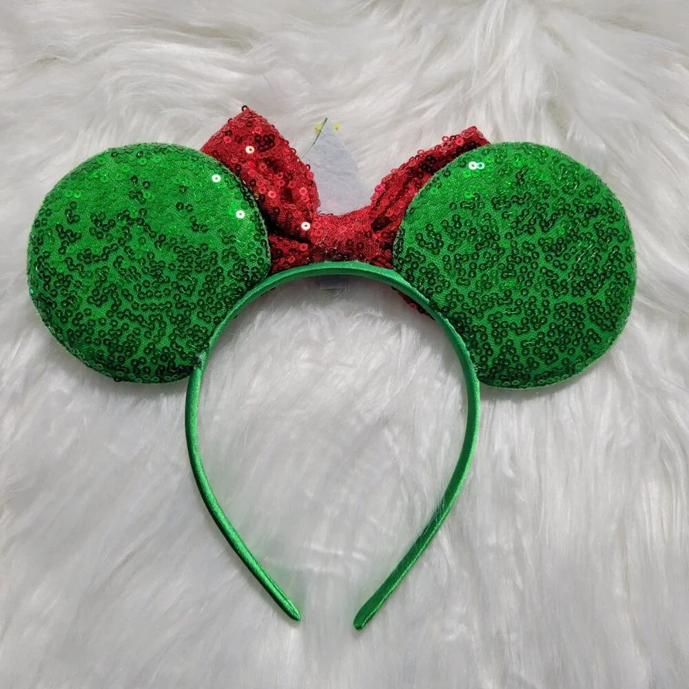 Christmas Tree/Snowflake Minnie Mouse Ears
